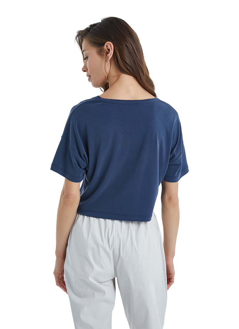 Kadın T-Shirt 60399 - Marin Mavi - 4