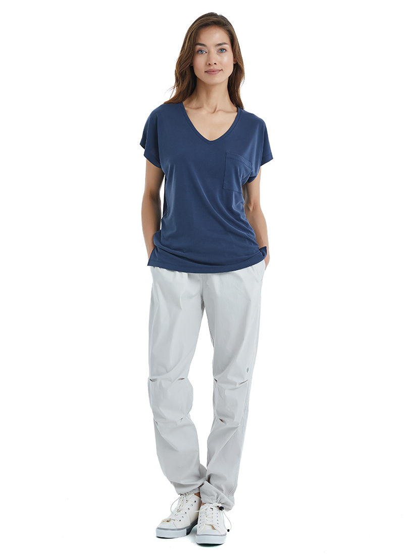 Kadın T-Shirt 60400 - Mavi - 3