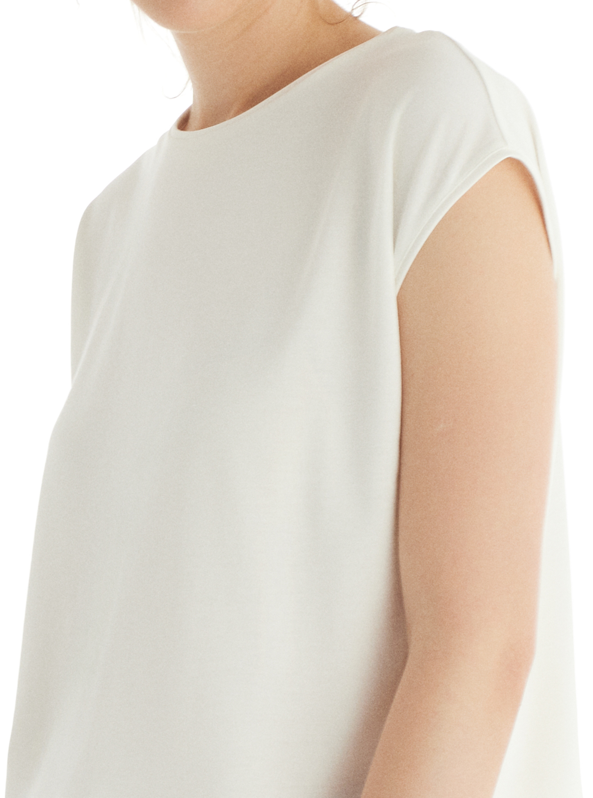 Kadın T-Shirt 60561 - Krem - 3