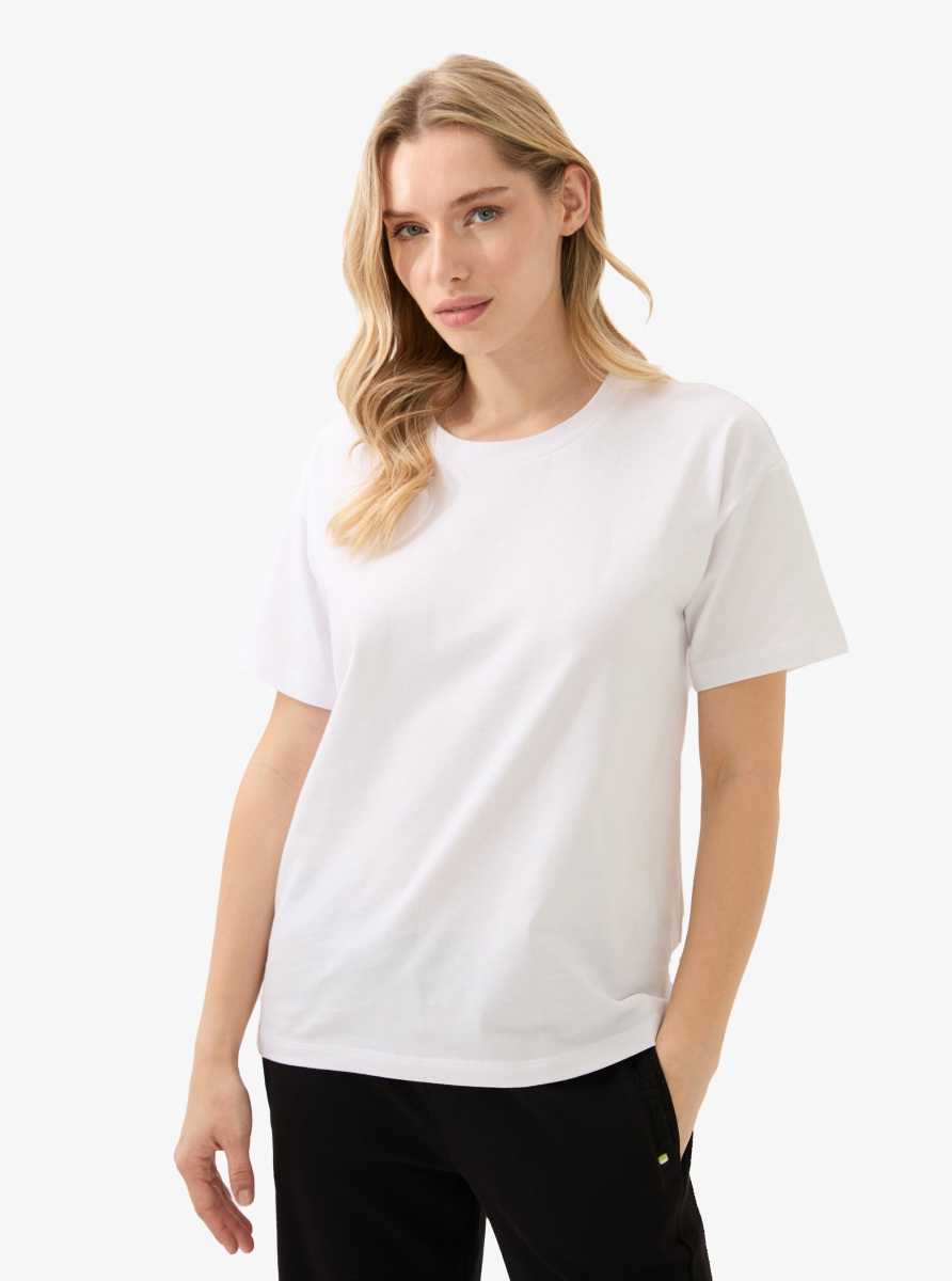 Kadın T-Shirt 60580 - Beyaz - Blackspade