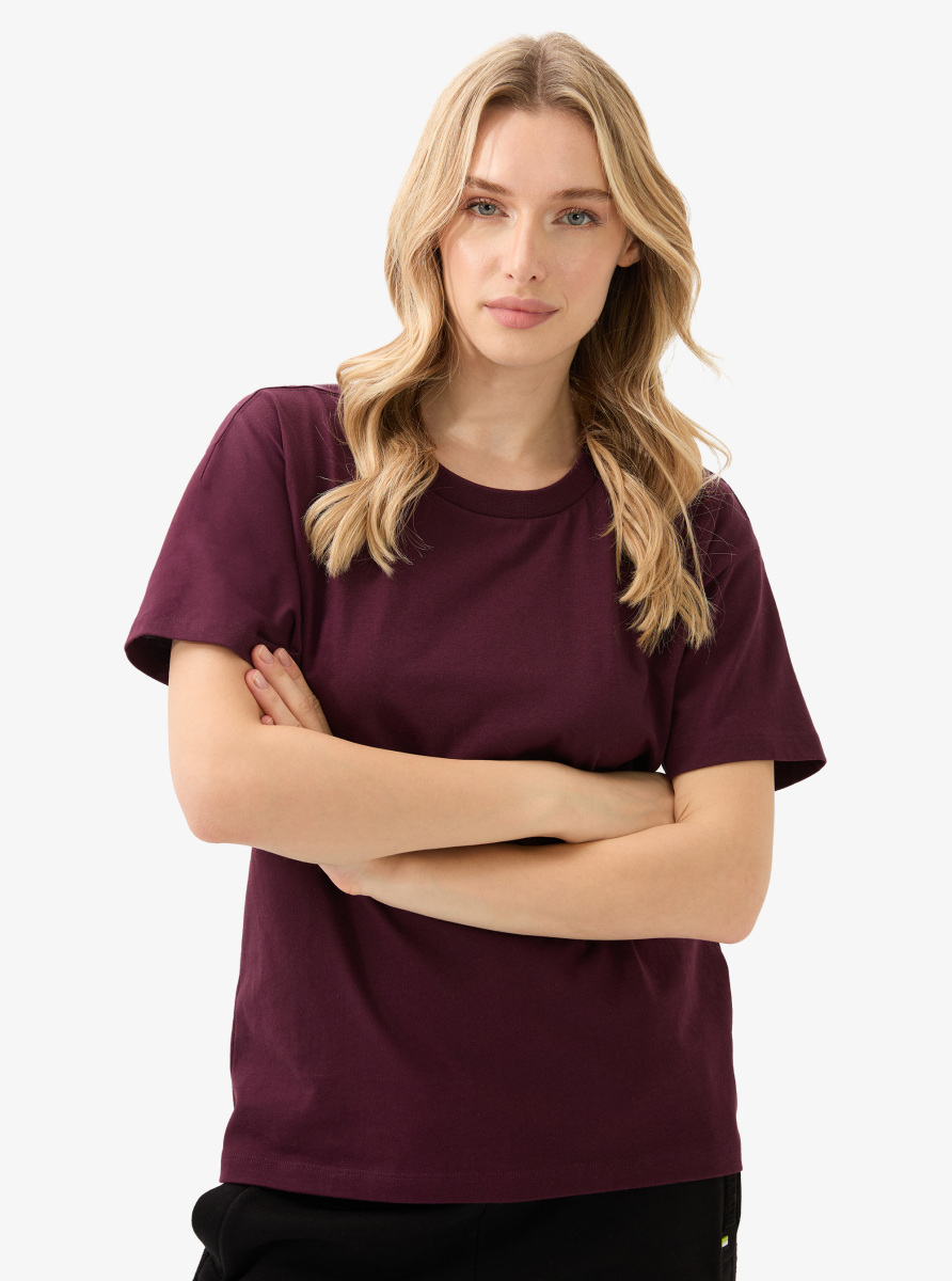 Kadın T-Shirt 60580 - Bordo - Blackspade
