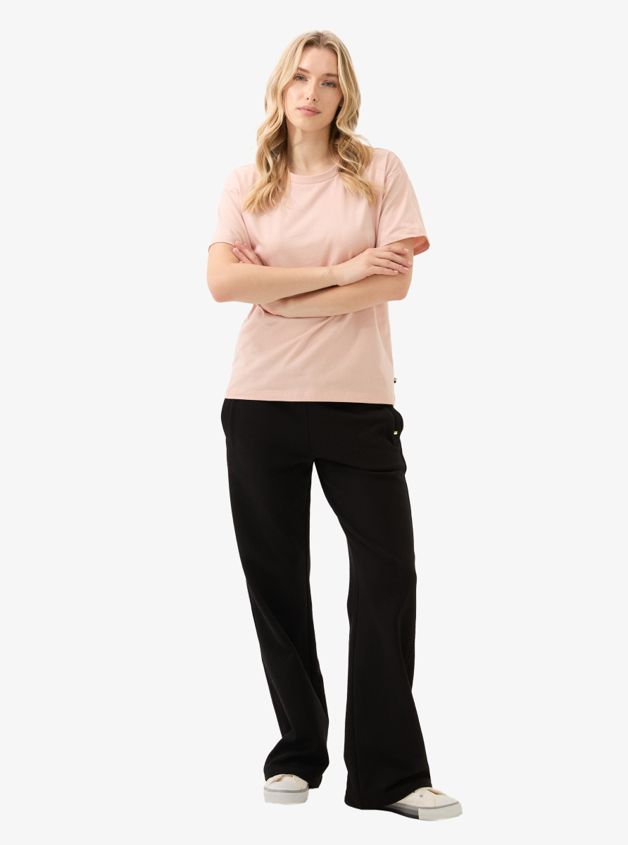 Kadın T-Shirt 60580 - Pudra - 4