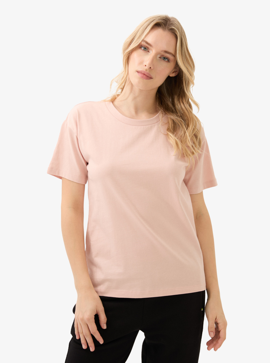 Kadın T-Shirt 60580 - Pudra - 2
