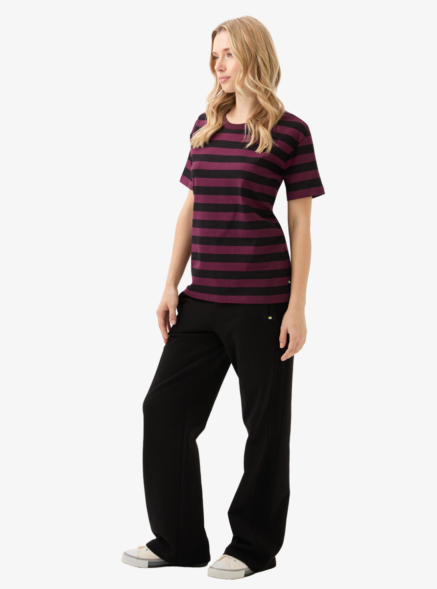 Kadın T-Shirt 60581 - Siyah - 5