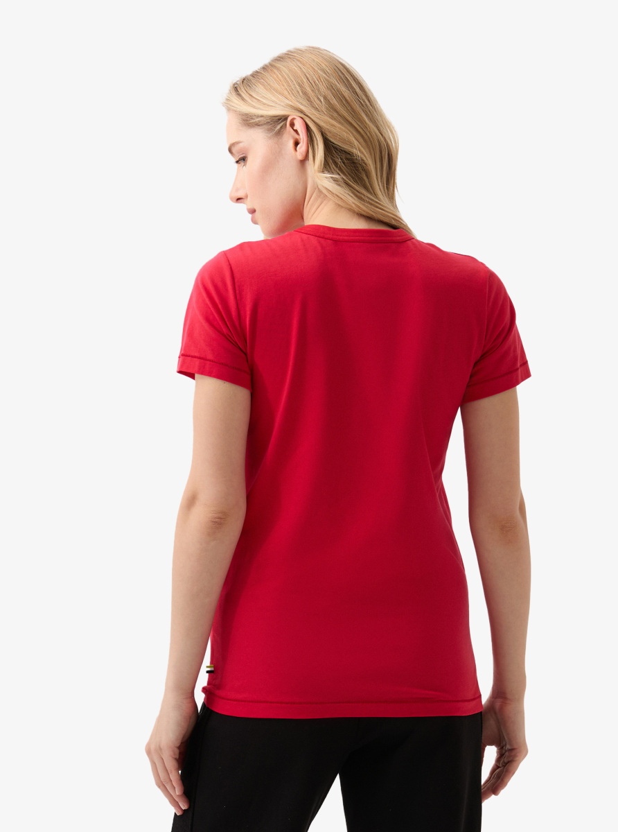 Kadın T-Shirt 60585 - Kırmızı - 3