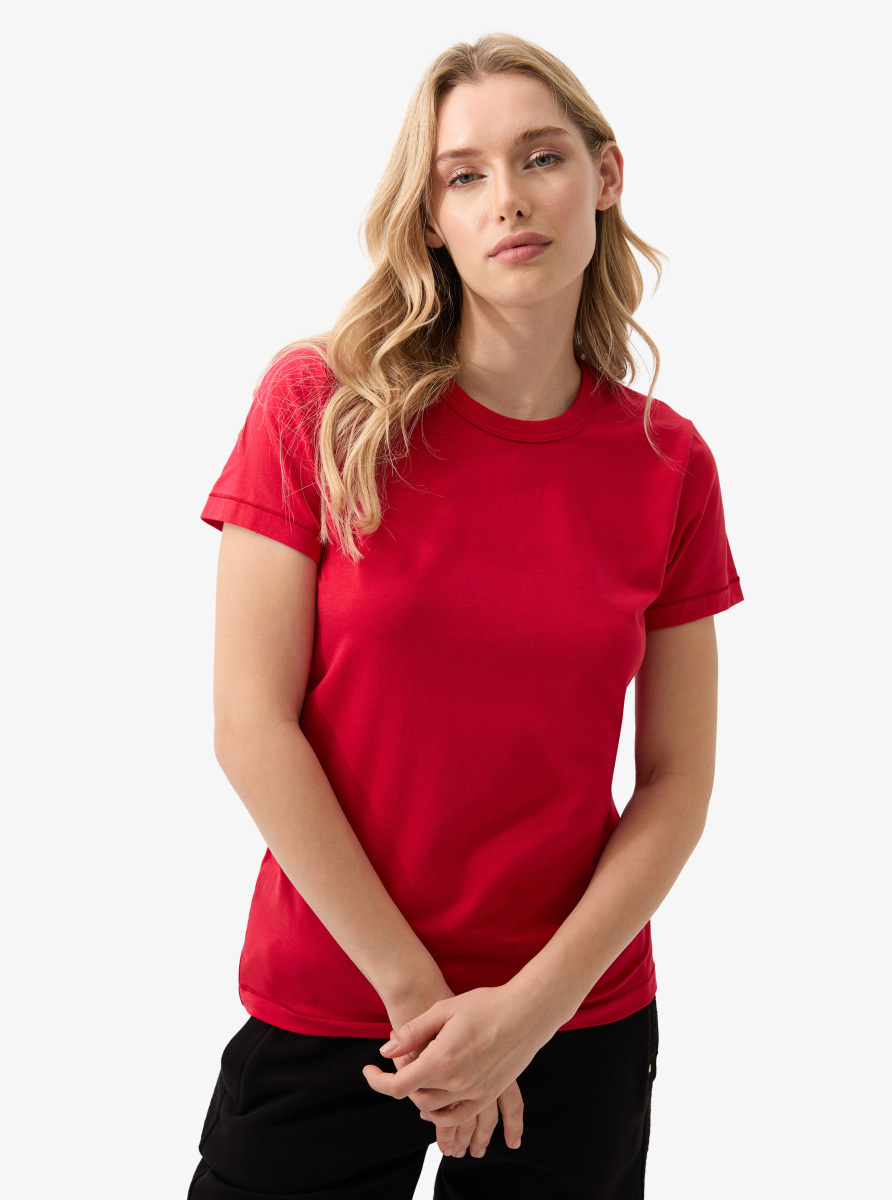 Kadın T-Shirt 60585 - Kırmızı - 2