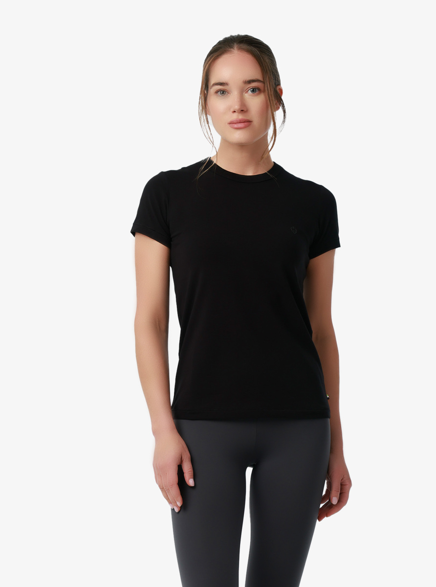 Kadın T-Shirt 60585 - Siyah - Blackspade