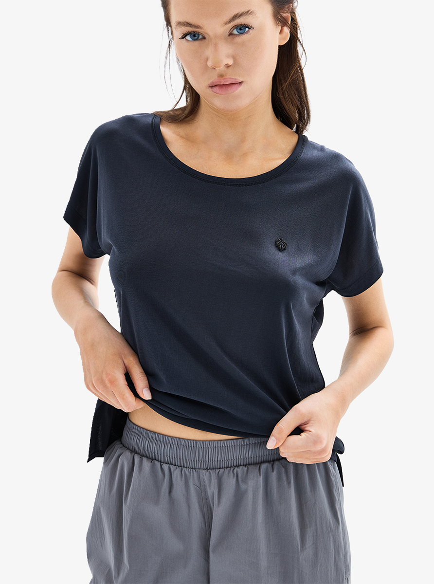 Kadın T-Shirt 60620 - Siyah - 4