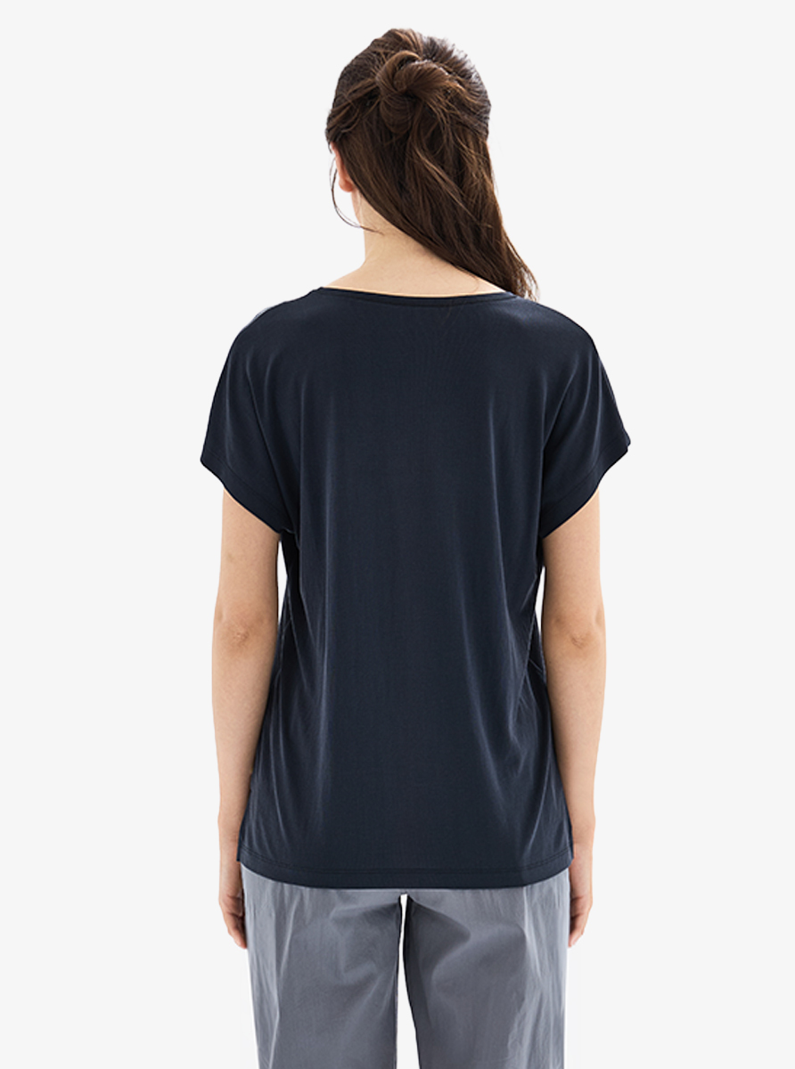 Kadın T-Shirt 60620 - Siyah - Blackspade (1)