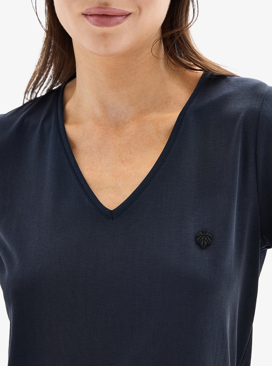 Kadın T-Shirt 60622 - Siyah - 5