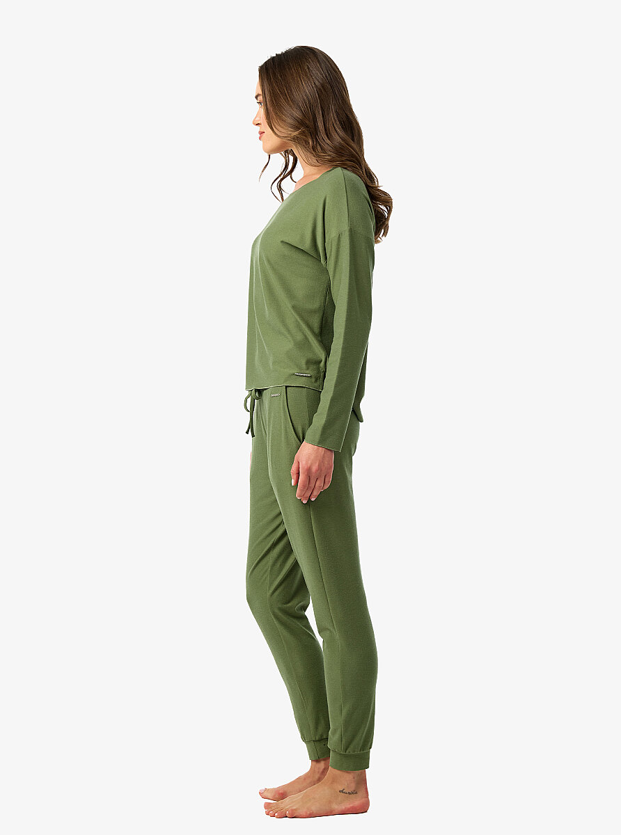 Kadın T-Shirt 60683 - Yeşil - 4
