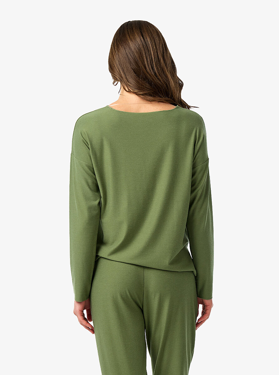 Kadın T-Shirt 60683 - Yeşil - 2