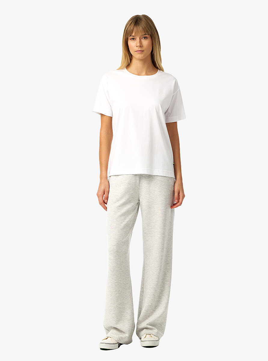 Kadın T-Shirt 60687 - Beyaz - 4