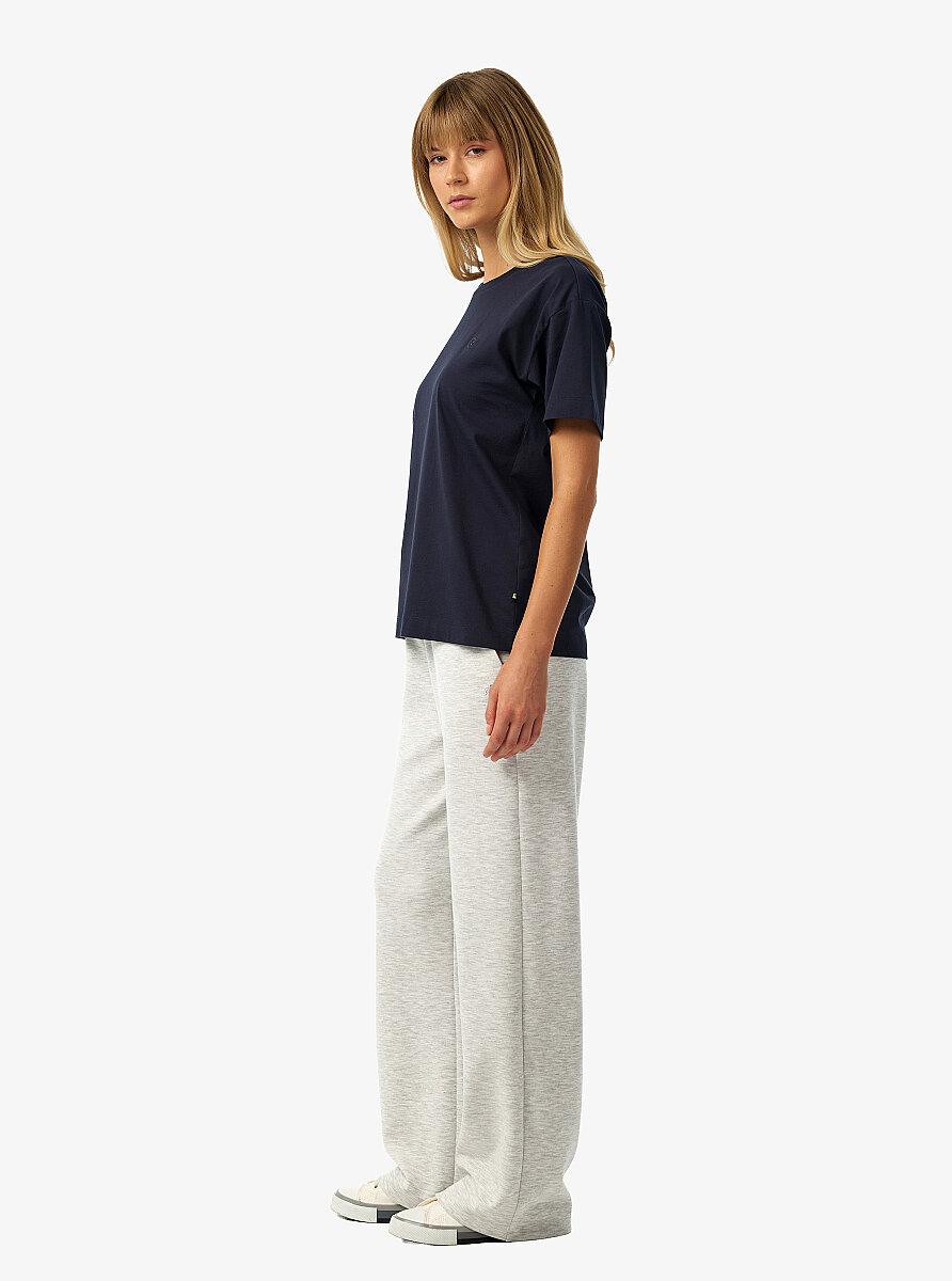 Kadın T-Shirt 60687 - Lacivert - 2