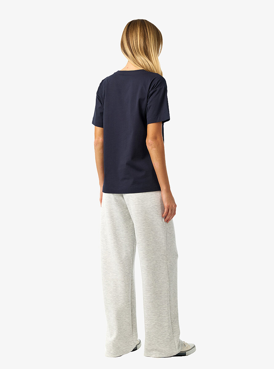 Kadın T-Shirt 60687 - Lacivert - 3