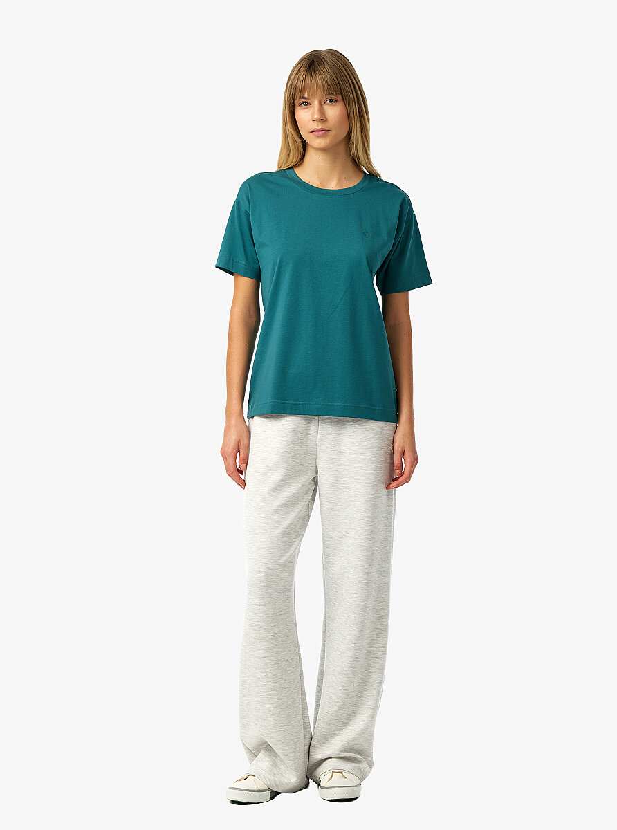 Kadın T-Shirt 60687 - Yeşil - Blackspade