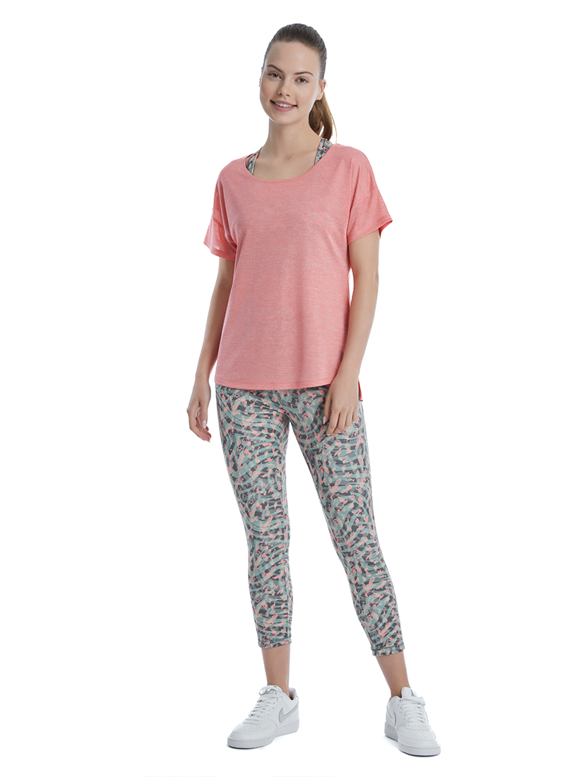 Kadın T-Shirt 70503 - Pembe - 1