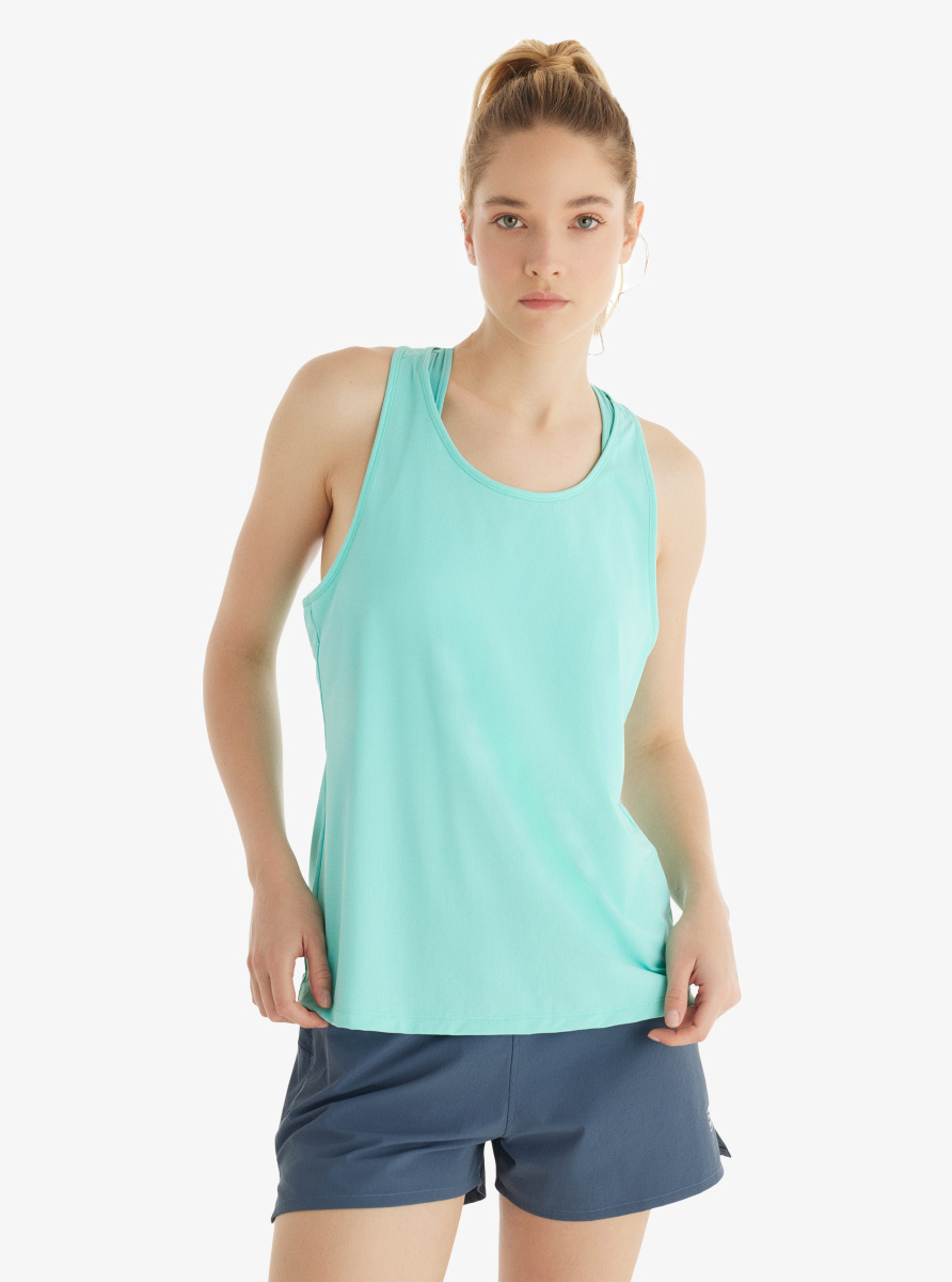 Kadın T-Shirt 70591 - Mavi - 1