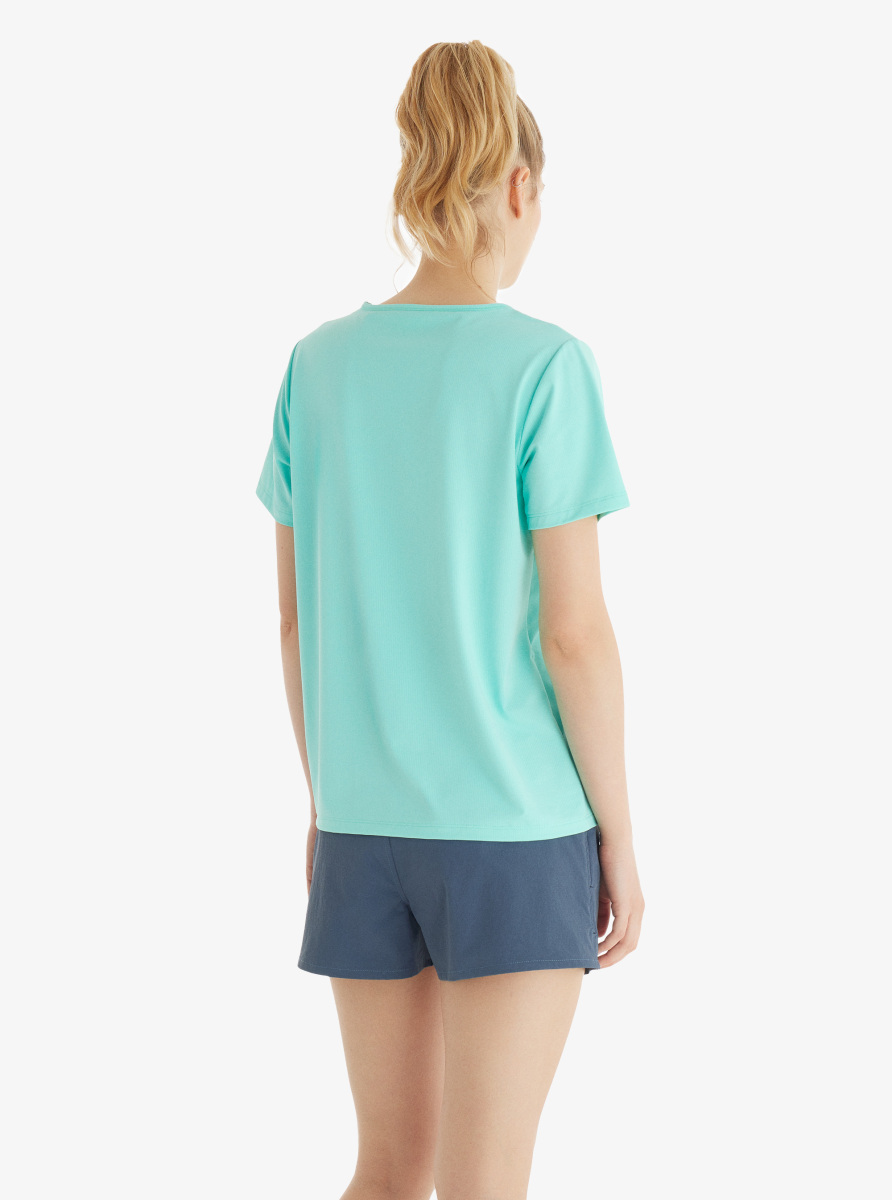 Kadın T-Shirt 70592 - Mavi - 2