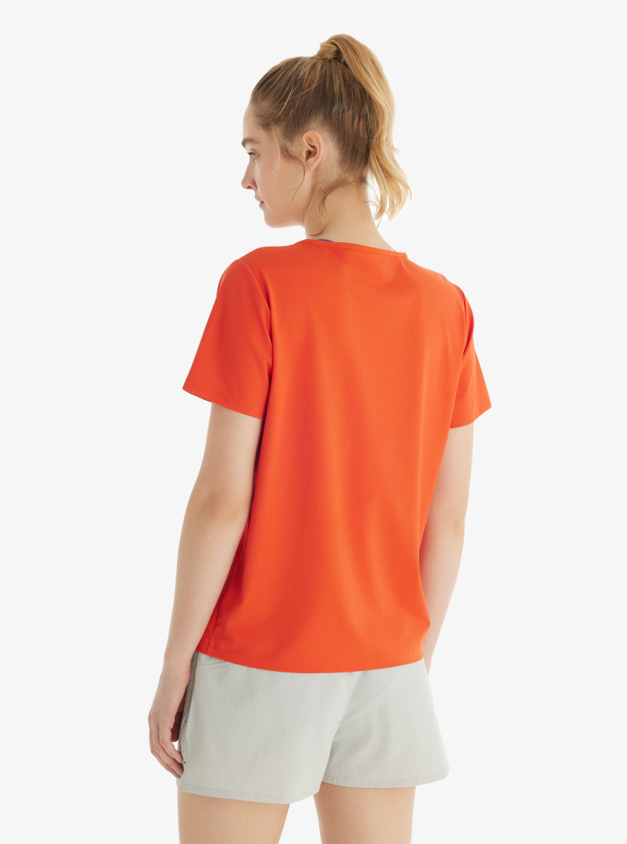 Kadın T-Shirt 70592 - Mercan - 4