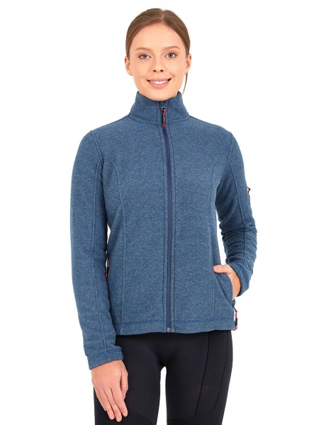 Kadın Fermuarlı Termal Sweatshirt 2. Seviye 50463 - Mavi - Blackspade
