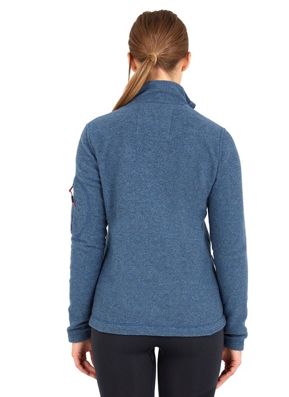 Kadın Fermuarlı Termal Polar Sweatshirt 2. Seviye 50463 - Mavi - 2