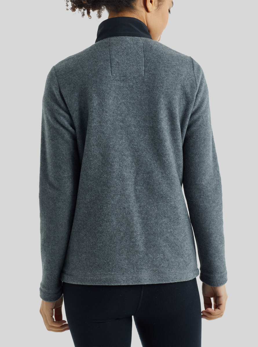 Kadın Polar Sweatshirt 50943 - Antrasit - 4