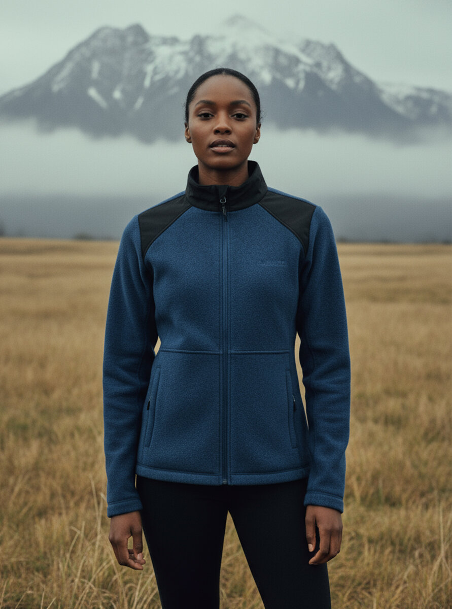 Kadın Polar Sweatshirt 50943 - Lacivert