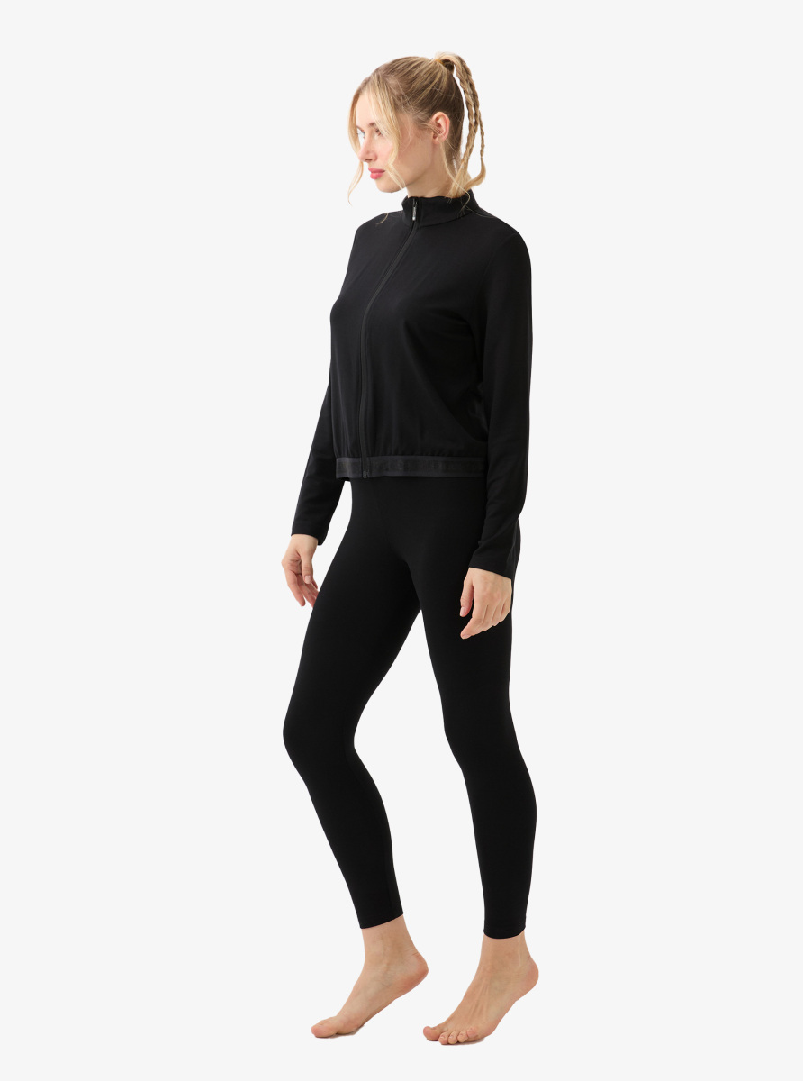 Kadın Tayt 51959 - Siyah - 4