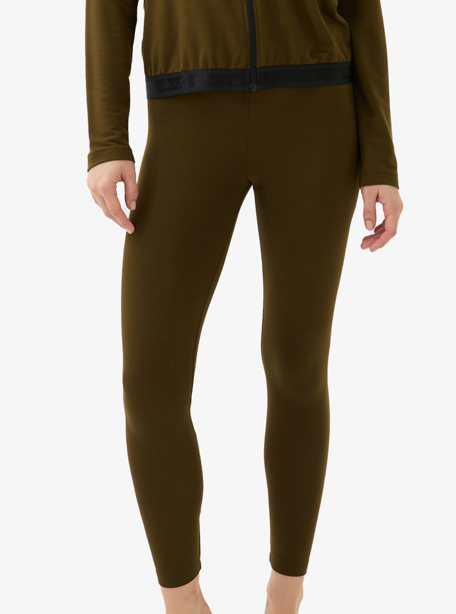 Kadın Tayt 51959 - Yeşil - 1