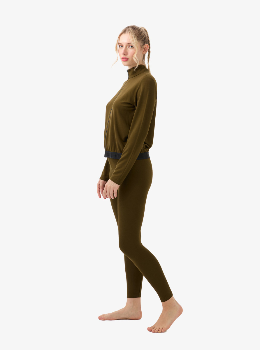 Kadın Tayt 51959 - Yeşil - 6