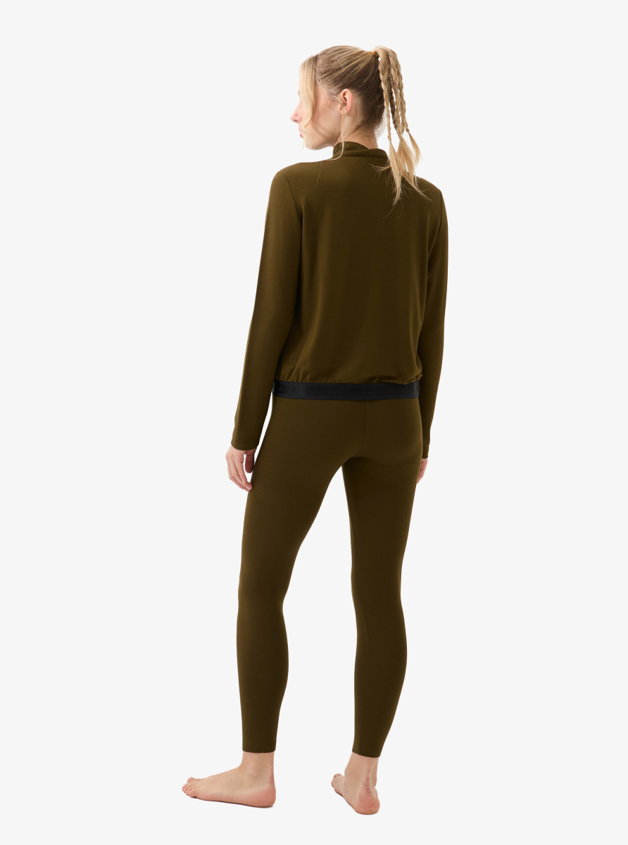 Kadın Tayt 51959 - Yeşil - 7