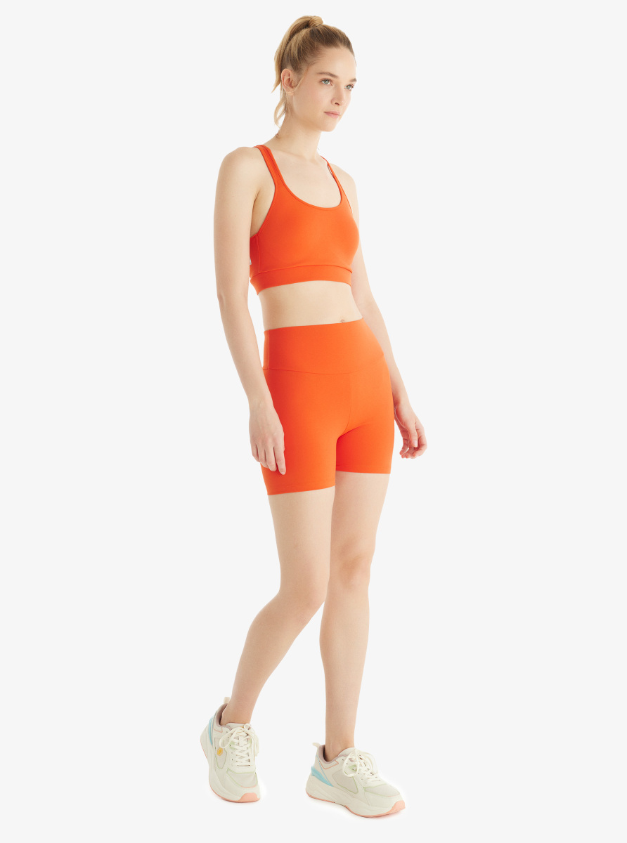 Kadın Tayt 70593 - Mercan - 5