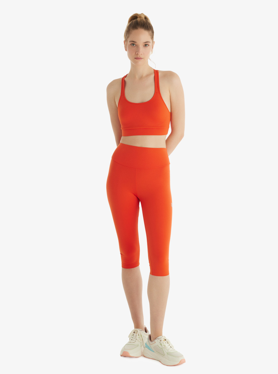 Kadın Tayt 70594 - Mercan - 6