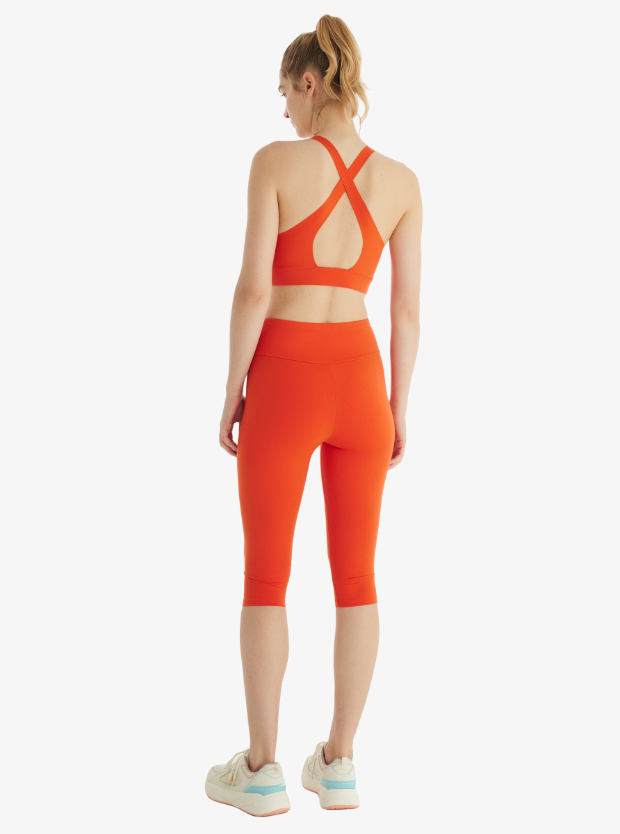 Kadın Tayt 70594 - Mercan - 8