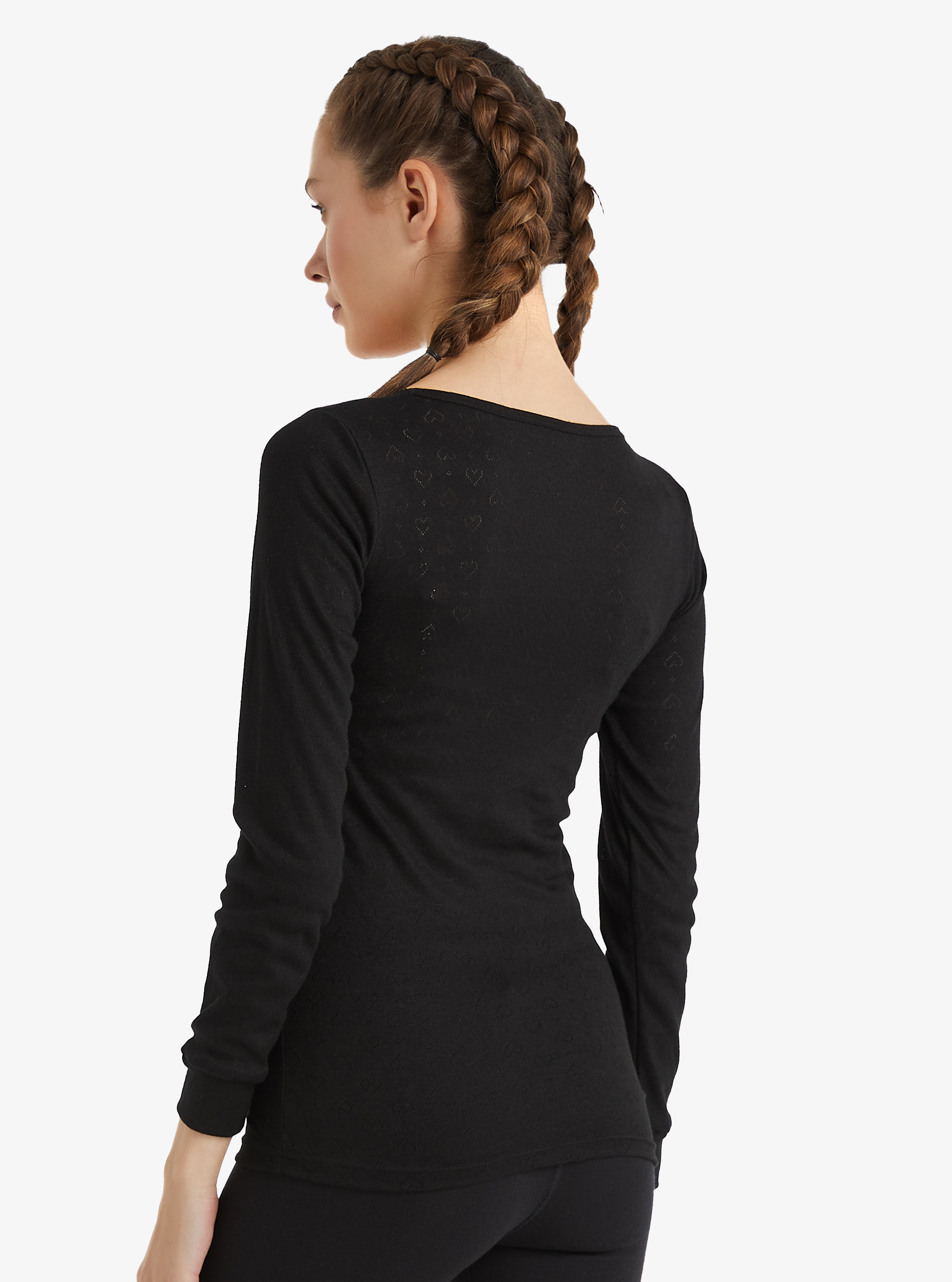 Kadın Termal Atlet 1. Seviye 1268 - Siyah - Blackspade (1)