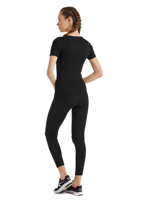 Kadın Termal Tişört 1. Seviye 1267 - Siyah - 5