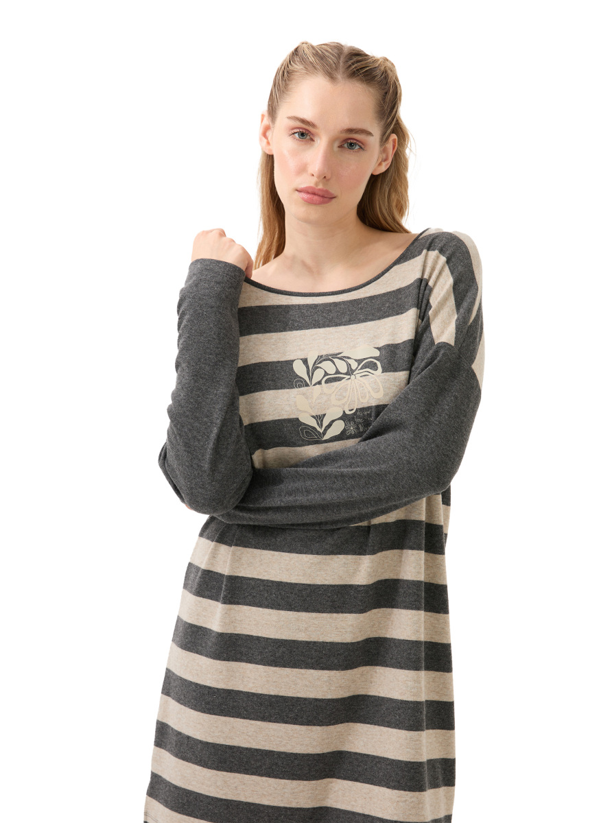 Kadın Termal Gecelik 51970 - Antrasit - 1