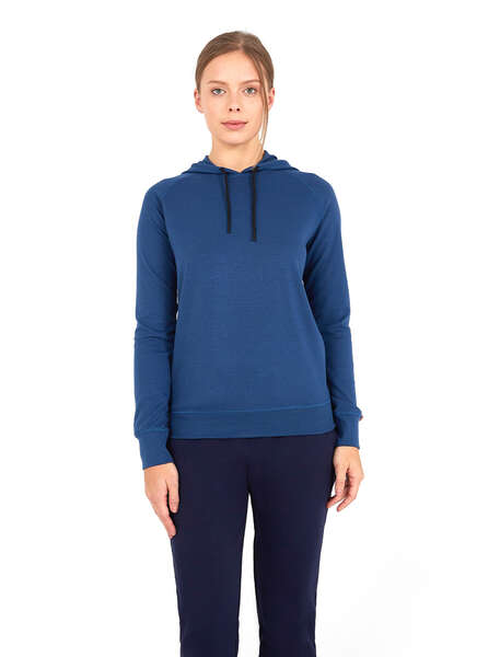 Kadın Termal Kapşonlu Sweatshirt 2. Seviye 5938 - Lacivert - 1