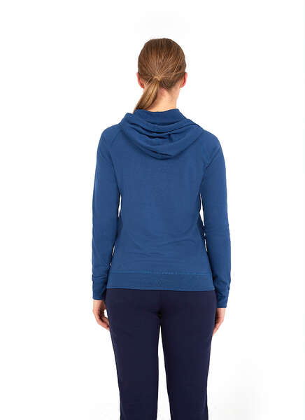 Kadın Termal Kapşonlu Sweatshirt 2. Seviye 5938 - Lacivert - 2