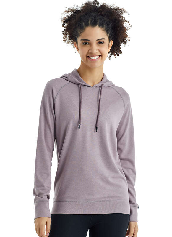 Kadın Termal Kapşonlu Sweatshirt 2. Seviye 5938 - Mor - 1