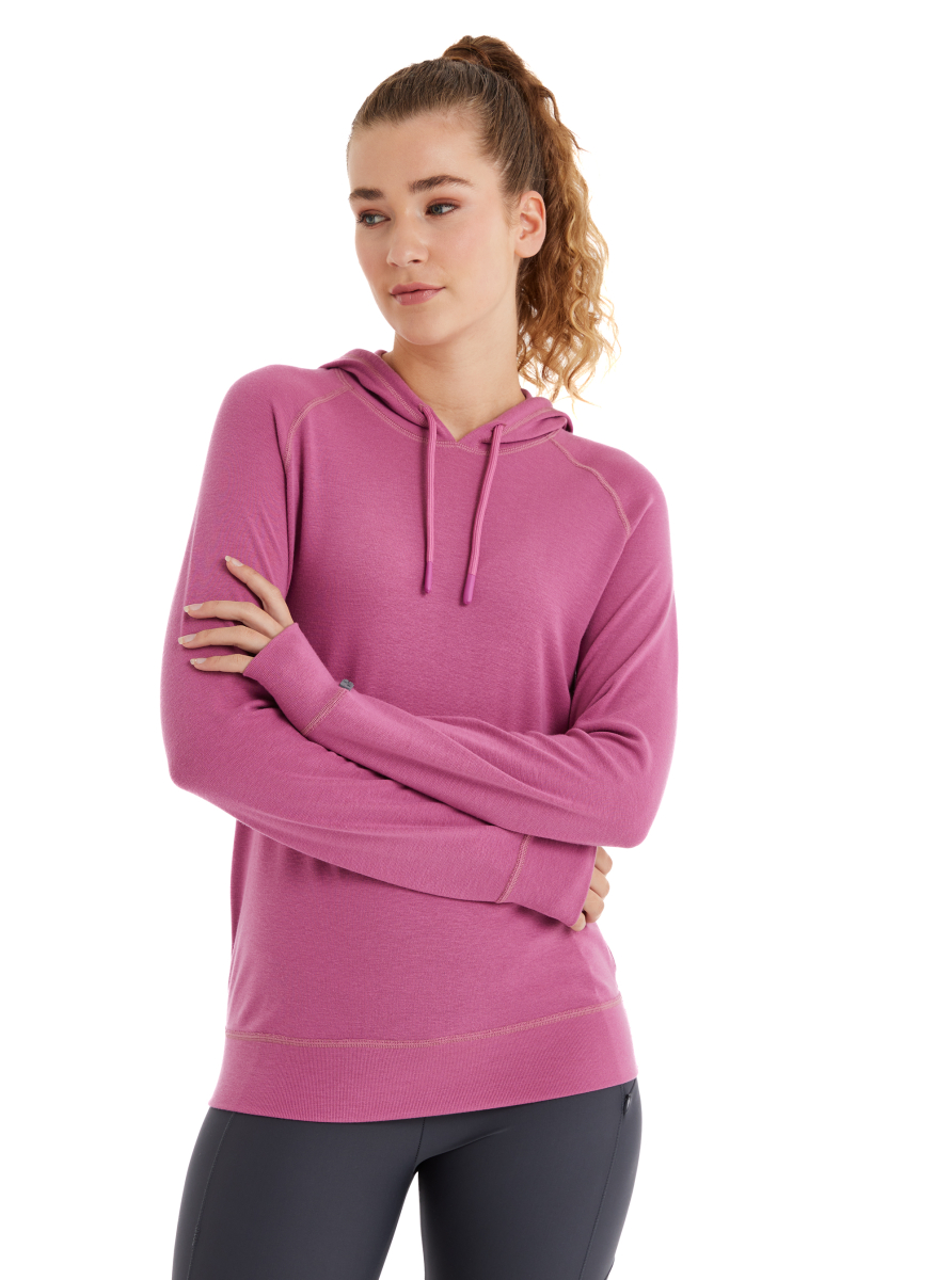 Kadın Termal Kapşonlu Sweatshirt 2. Seviye 5938 - Pembe - 1