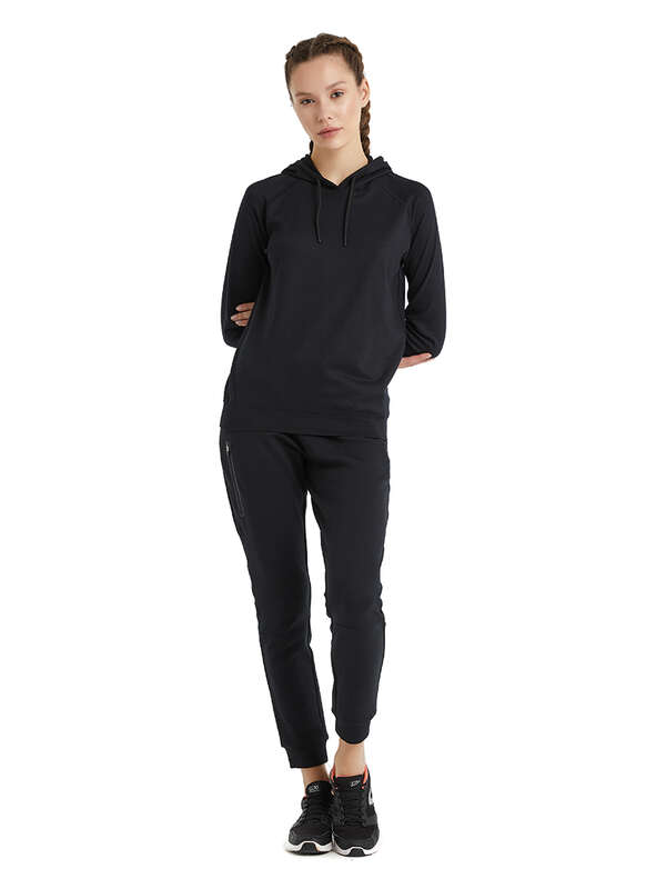 Kadın Termal Kapşonlu Sweatshirt 2. Seviye 5938 - Siyah - 9
