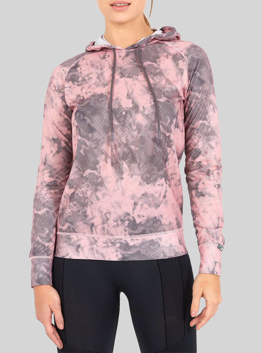 Kadın Termal Kapşonlu Sweatshirt 2. Seviye 6194 - Baskılı - 3