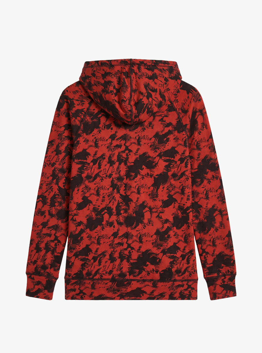 Kadın Termal Kapşonlu Sweatshirt 2. Seviye 6194 - Kırmızı - 5