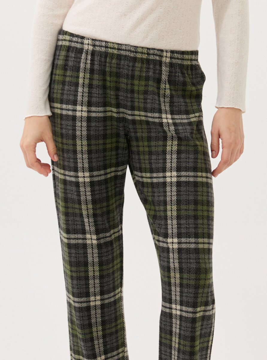 Kadın Termal Pijama Altı 51938 - Yeşil - 3