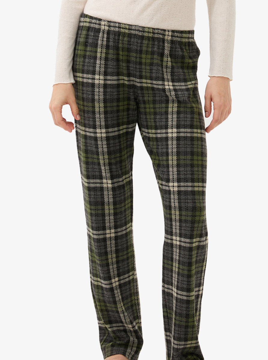 Kadın Termal Pijama Altı 51938 - Yeşil - Blackspade