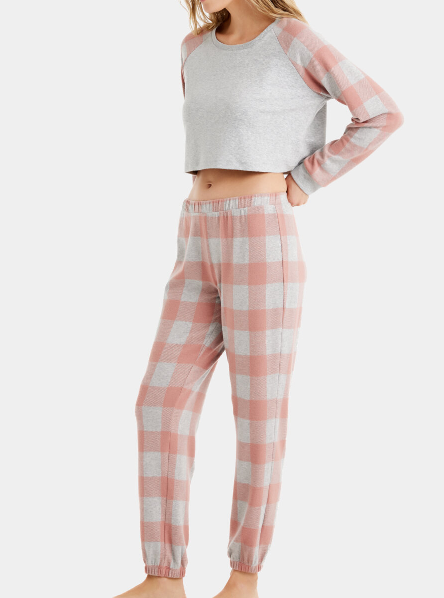 Termal Kadın Pijama Takımı 60492 - Gri Melanj - 3