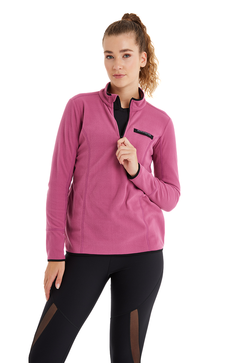 Kadın Termal Polar Sweatshirt 51681 - Pembe - 1