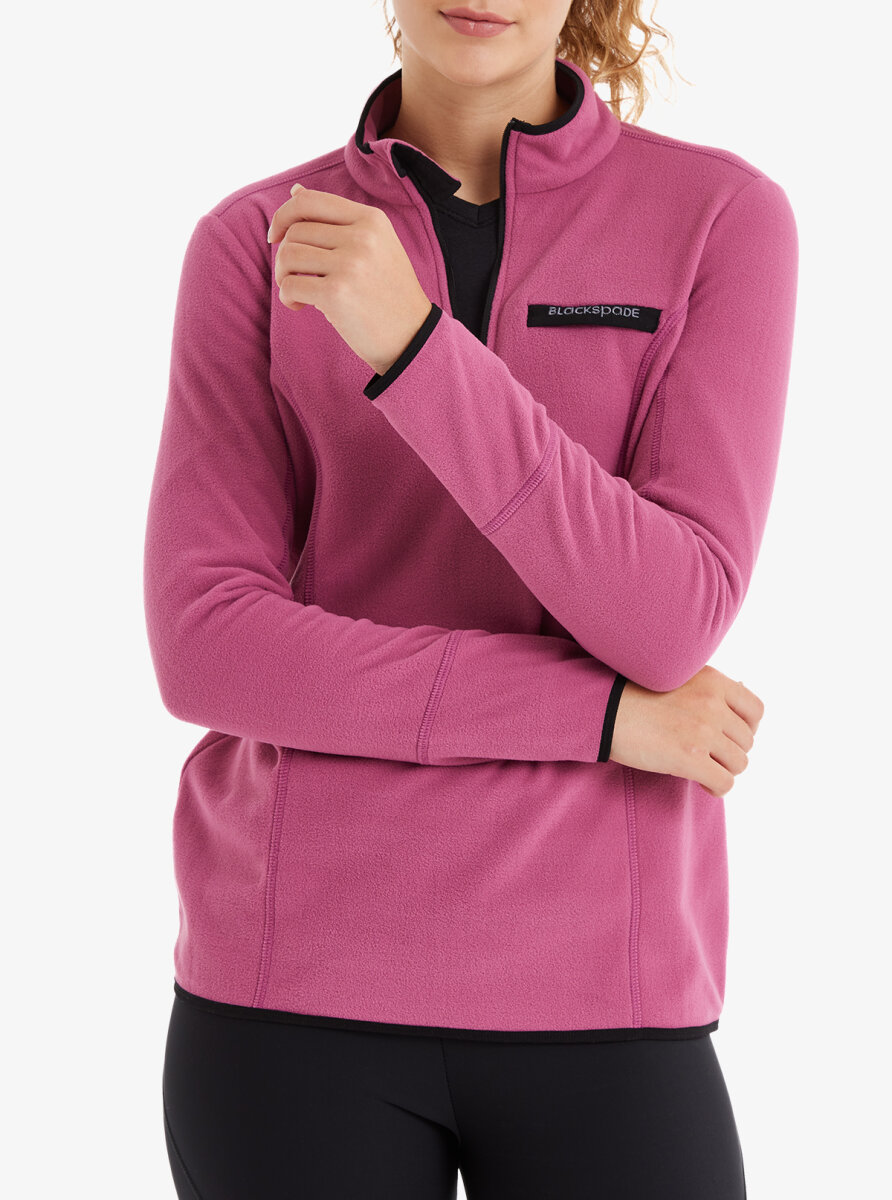Kadın Termal Polar Sweatshirt 51681 - Pembe - 3